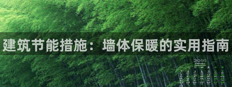 e尊国际平台：建筑节能措施：墙体保暖的实用指南