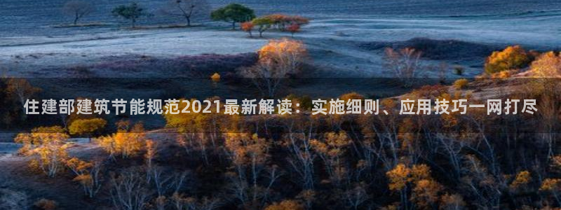 尊亿游戏国际官网：住建部建筑节能规范2021最新解读：实施细则、应用技巧一网打尽