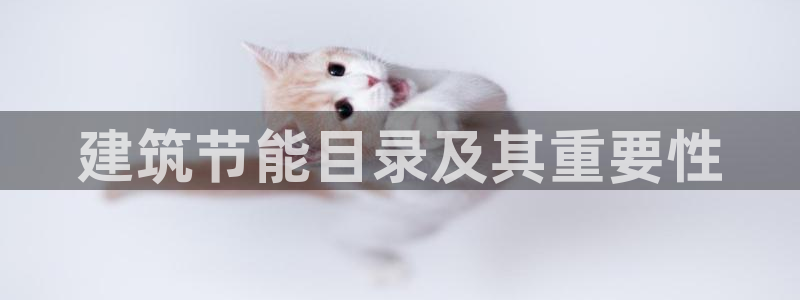 E尊国际网站：建筑节能目录及其重要性