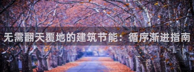e尊体育：无需翻天覆地的建筑节能：循序渐进指南