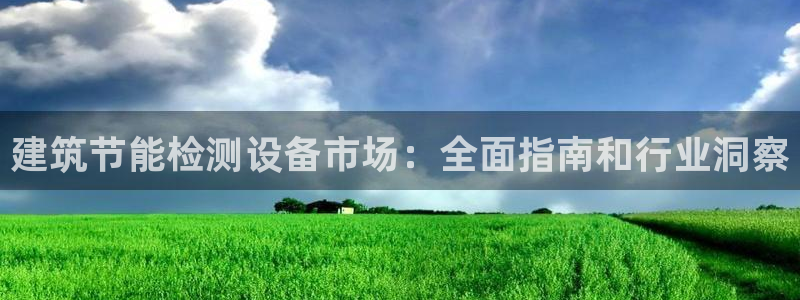 e尊国际app：建筑节能检测设备市场：全面指南和行业洞察