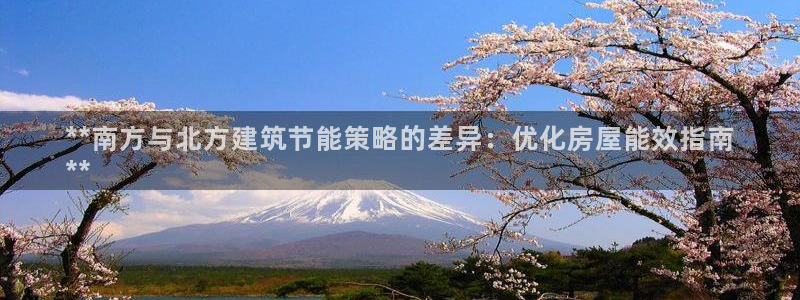 e尊国际地址：**南方与北方建筑节能策略的差异：优化房屋能效指南
**