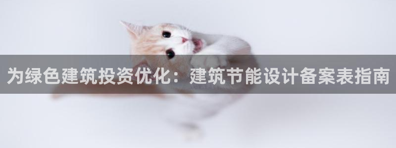 e尊国际娱乐官网下载：为绿色建筑投资优化：建筑节能设计备案表指南