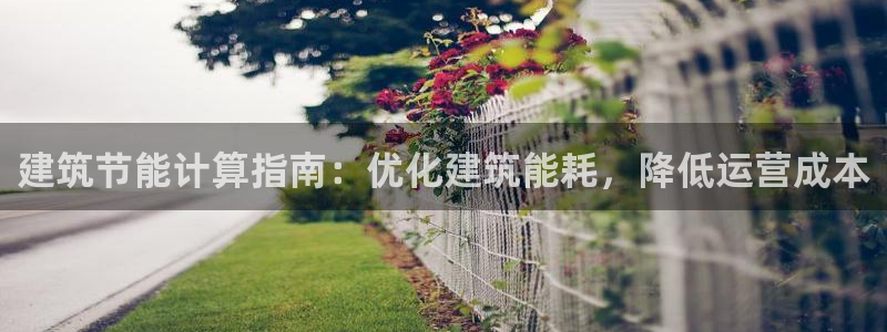 e尊国际官方网站：建筑节能计算指南：优化建筑能耗，降低运营成本